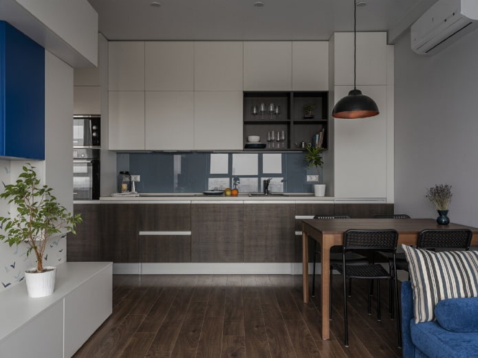 kitchen to the ceiling