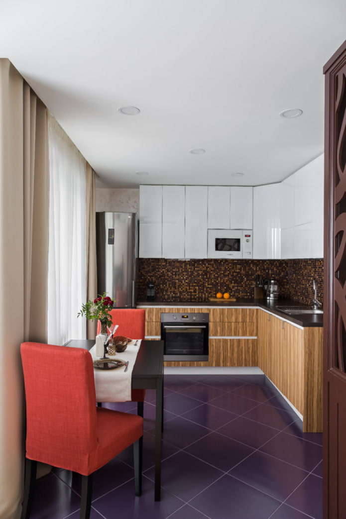 conception de cuisine-salon