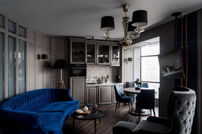 Loft avec baie vitrée