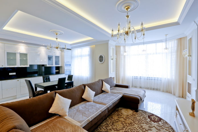 baie vitrée dans le salon