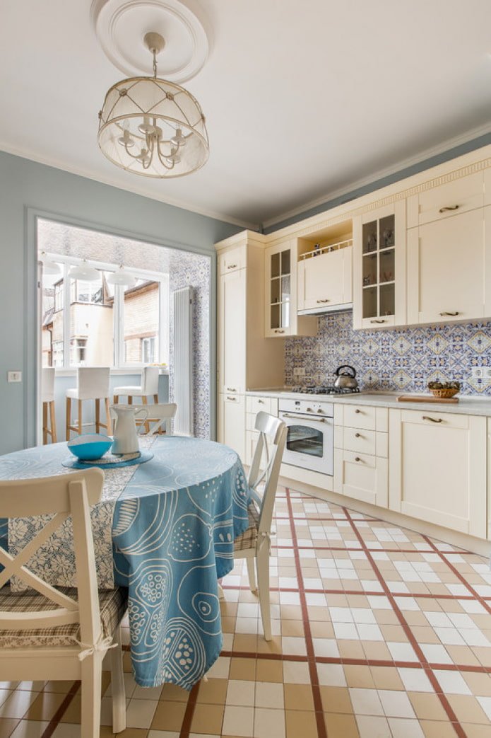 cuisinière pour cuisine beige