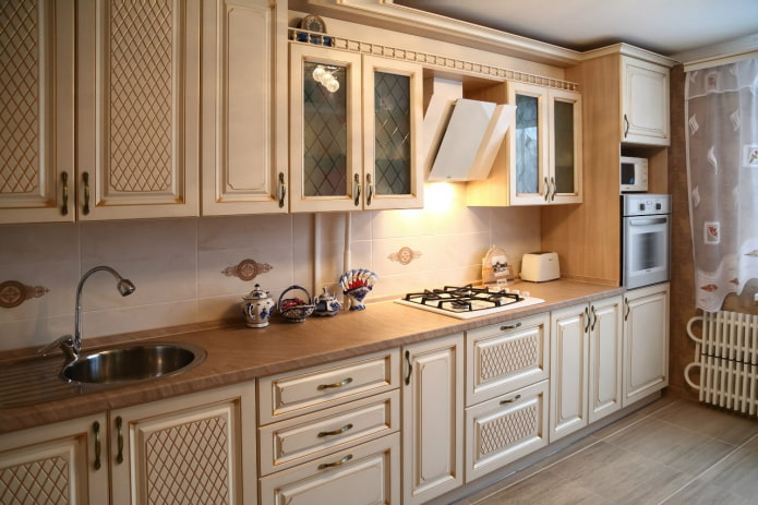 façades avec grille pour la cuisine