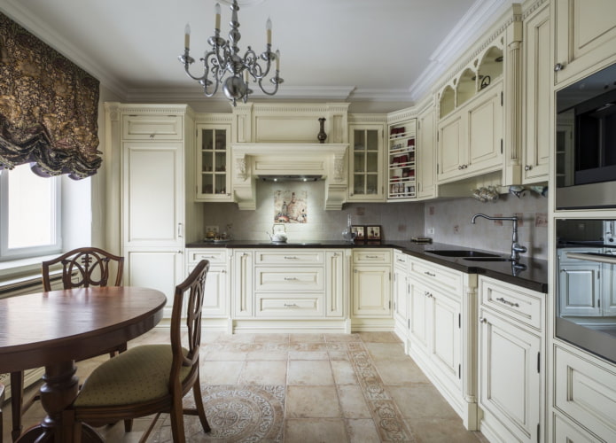 Couleurs de la cuisine de style britannique