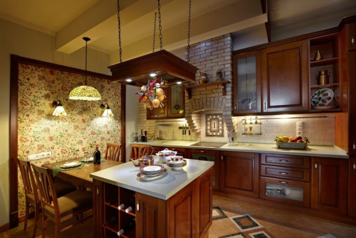 Décoration de cuisine à l'anglaise