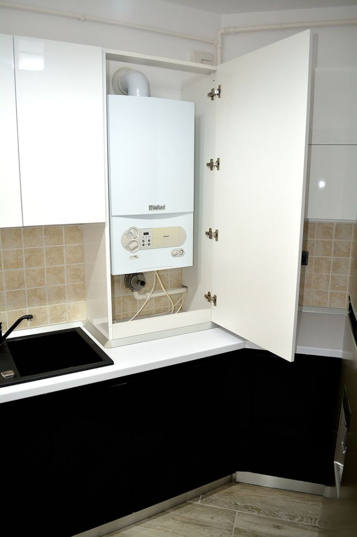 Armoire pour chauffe-eau à gaz