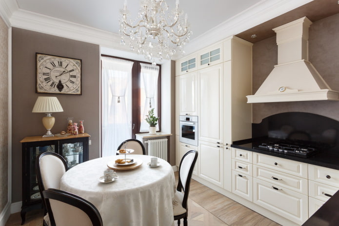 décoration d'une cuisine classique