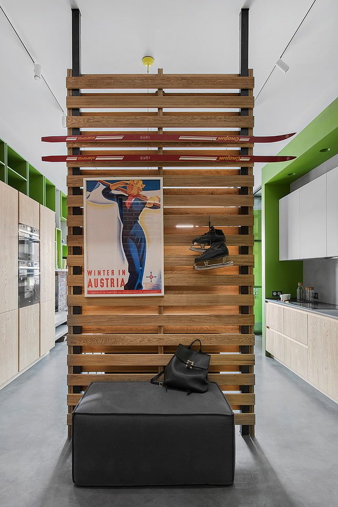 Cloison dans le couloir