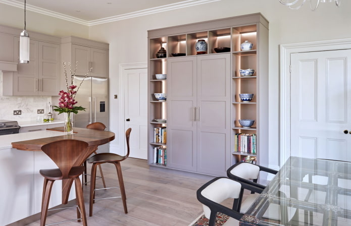 Armoire avec éclairage