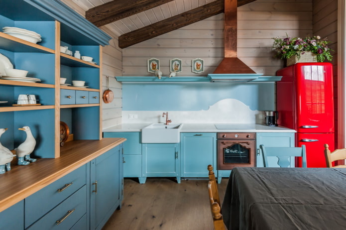 Meubles de cuisine de style rustique