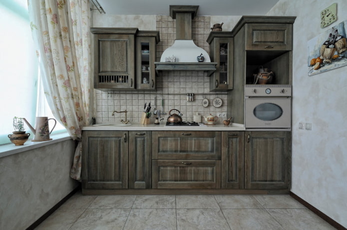 Décoration de cuisine de style rustique