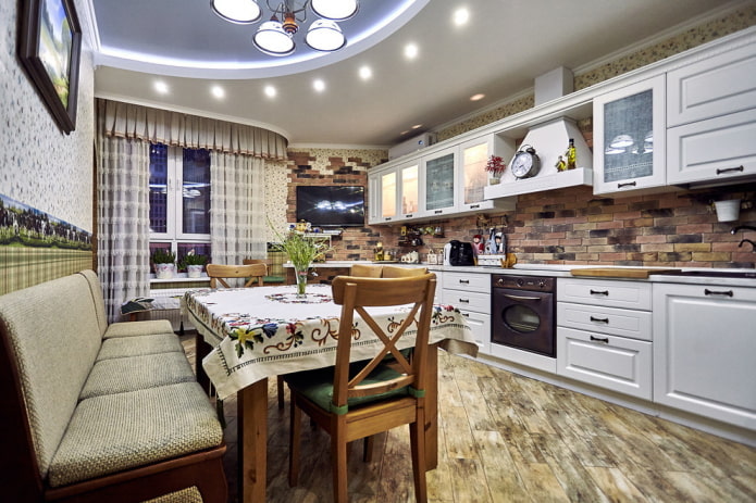 Décoration de cuisine de style rustique