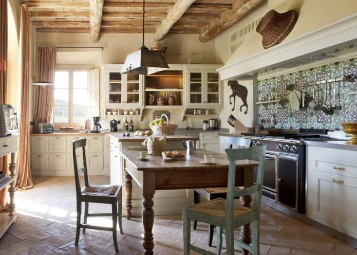 Meubles de cuisine de style rustique