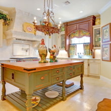 Cuisine de style campagnard : caractéristiques, idées pour la maison et l'appartement-7