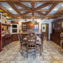 Cuisine de style campagnard : caractéristiques, idées pour la maison et l'appartement-8