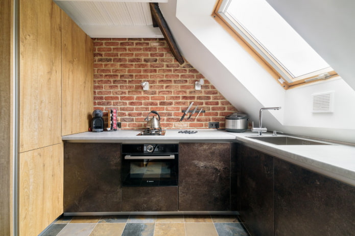 ensemble de cuisine sans meubles hauts