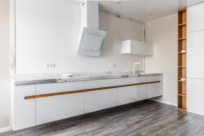 Cuisine lumineuse de style moderne