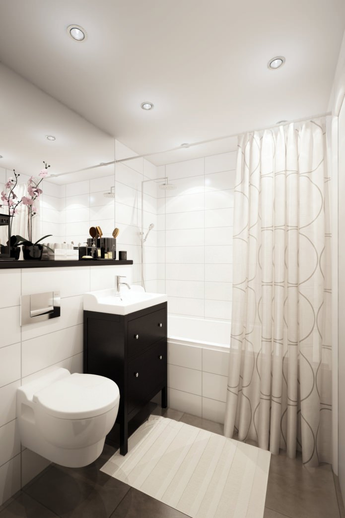 Conception de salle de bain moderne