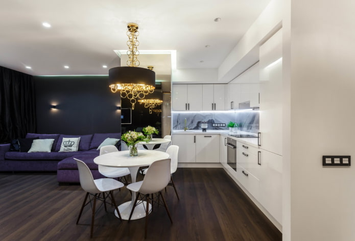 Aménagement de cuisine dans un appartement de 70 m²