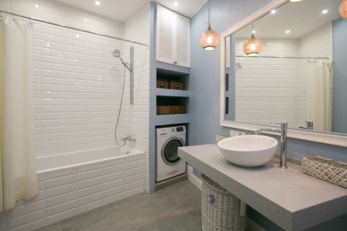 Aménagement d'une salle de bain dans un appartement de 70 m²