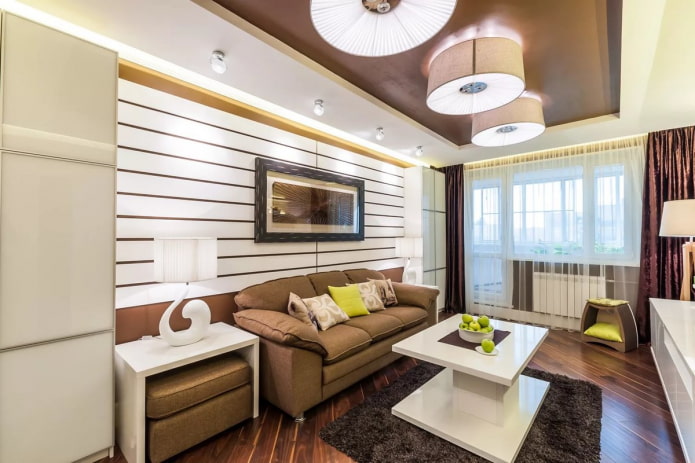 Aménagement d'un salon dans un appartement de 70 mètres carrés