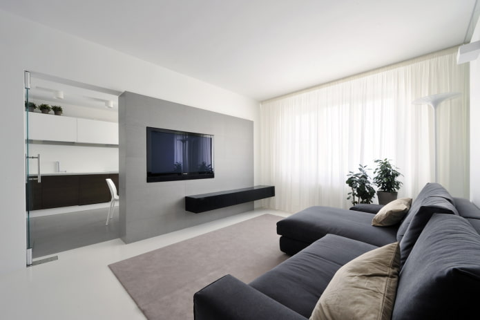 Aménagement d'un salon dans un appartement de 70 mètres carrés