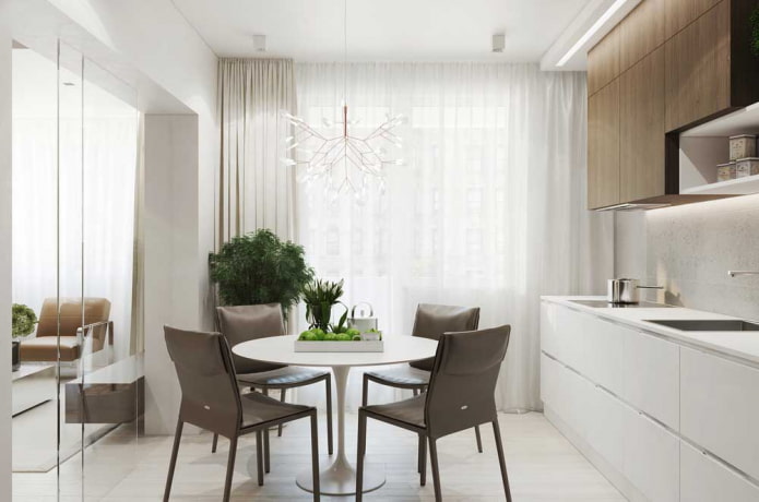 intérieur d'un deux-pièces de 70 m²