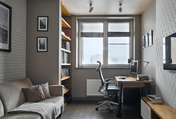 Intérieur d'un appartement de trois pièces de 70 mètres carrés
