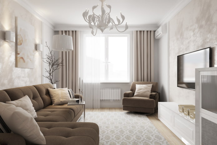 Aménagement intérieur d'un appartement de 70 mètres carrés