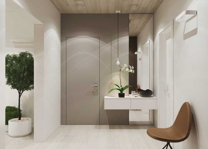 Aménagement d'un couloir dans un appartement de 70 mètres carrés