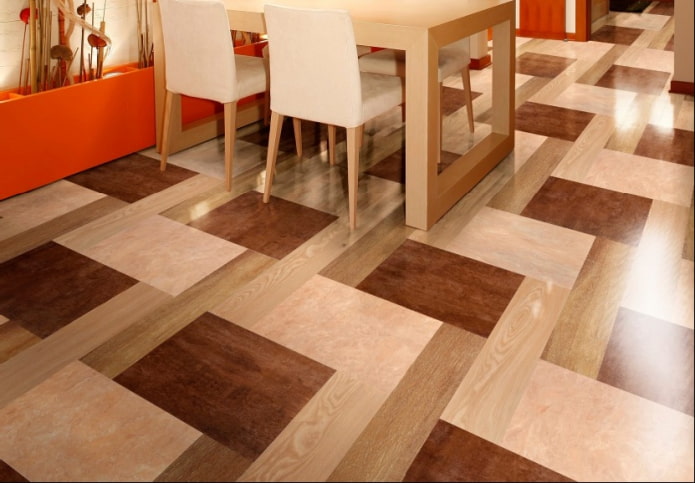 Carrelage en vinyle quartz