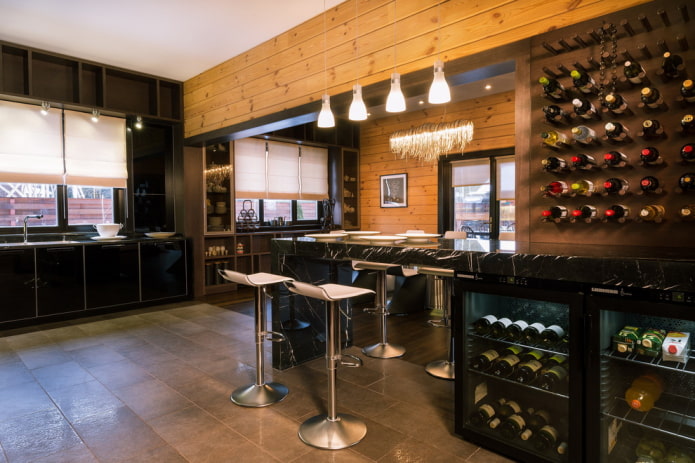 Carrelage en vinyle quartz dans la cuisine