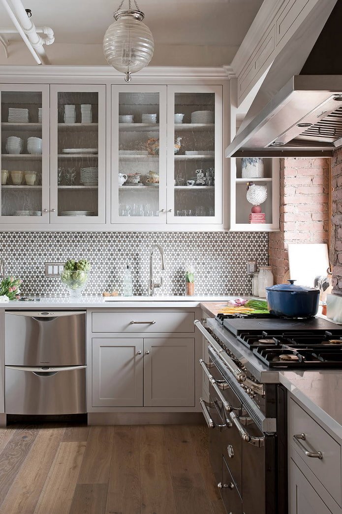 Stratifié pour une cuisine scandinave