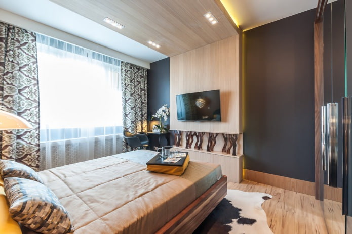 stratifié sur le mur et le plafond