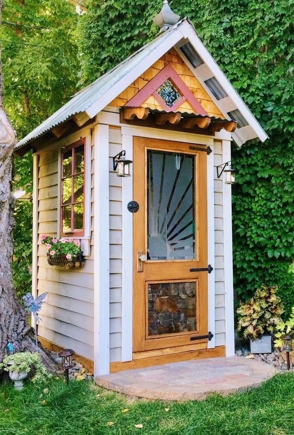 Abri pour outils de jardin
