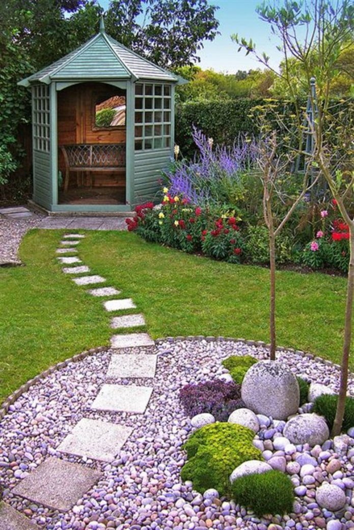 Belle conception de jardin