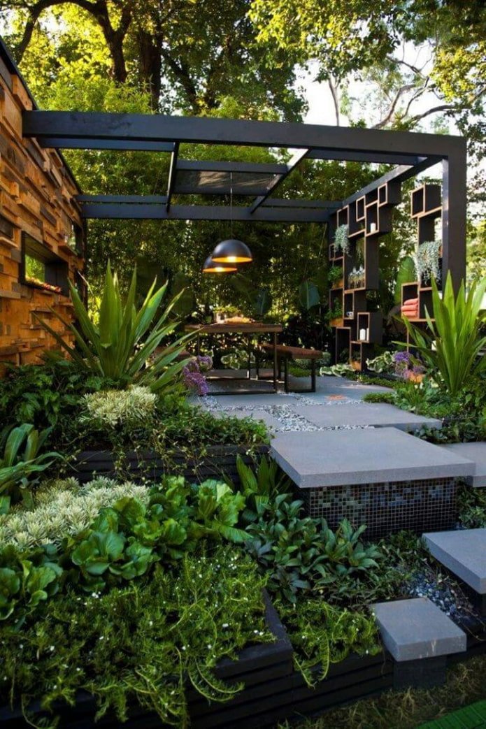 Paysage de style moderne