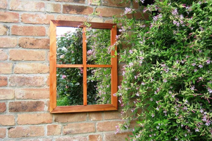 Fausse fenêtre à partir d'un miroir