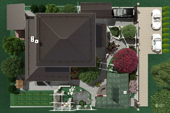projet de conception d'un terrain résidentiel de 5 acres