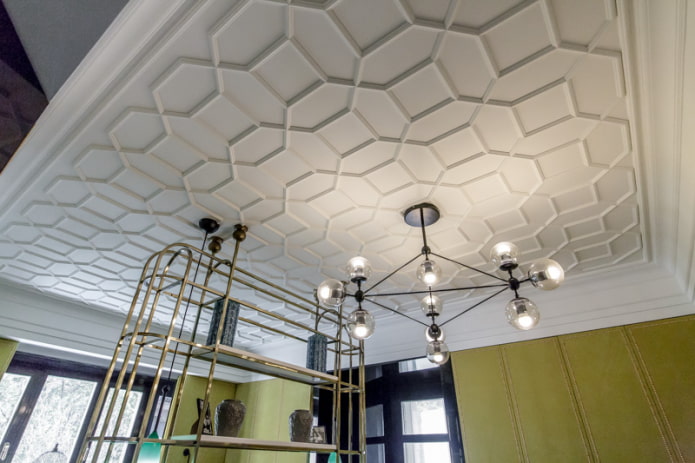 vannerie au plafond