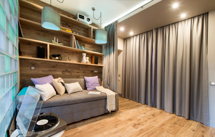linoléum avec imitation stratifié à l'intérieur