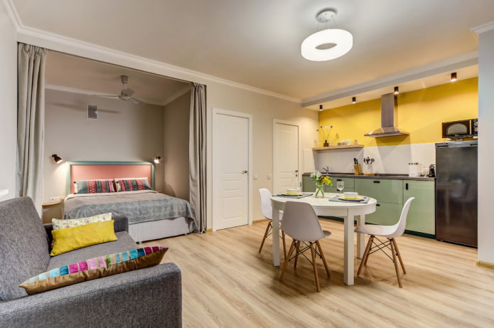 linoléum avec imitation stratifié à l'intérieur