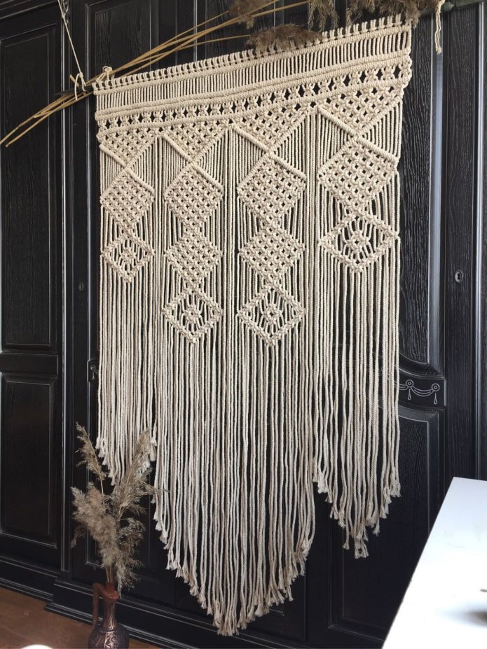 macramé de fils fins