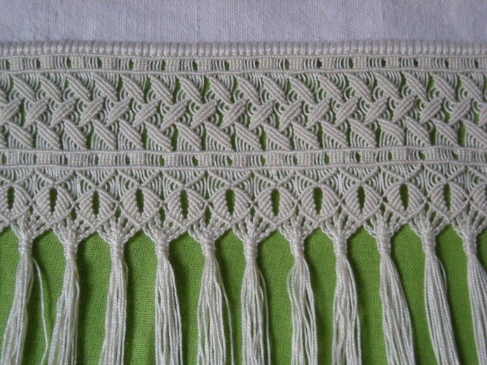 macramé tissé