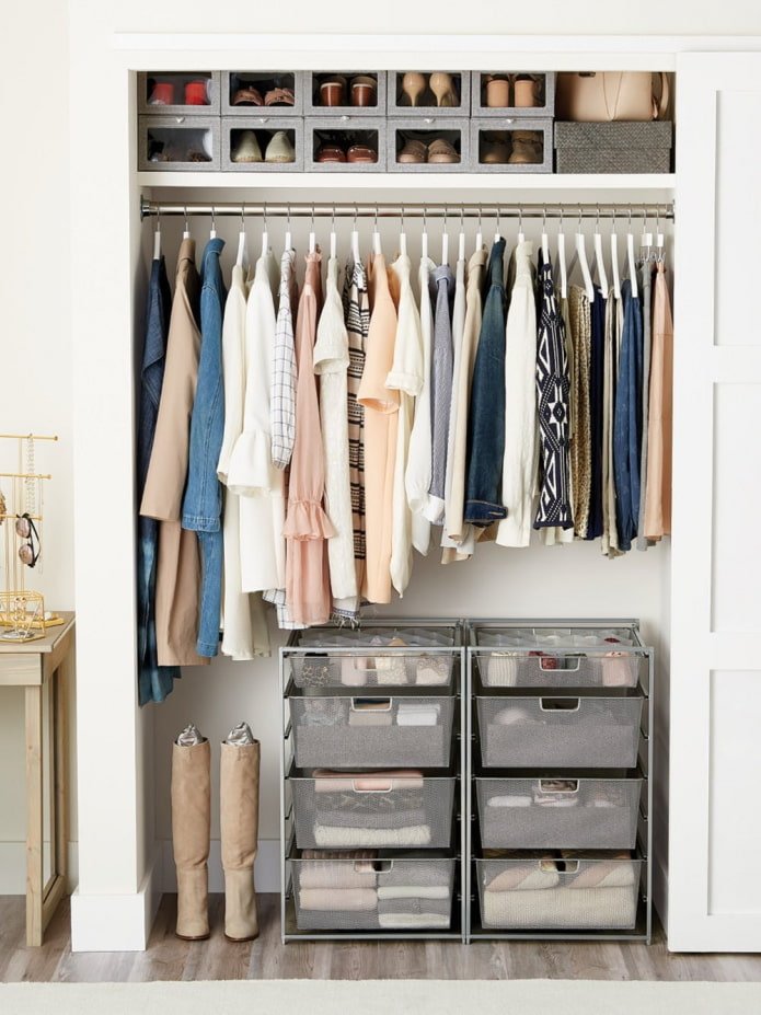 rangement compact des objets