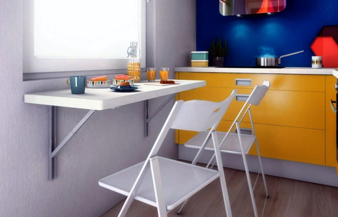meubles transformables pour une petite cuisine-salon