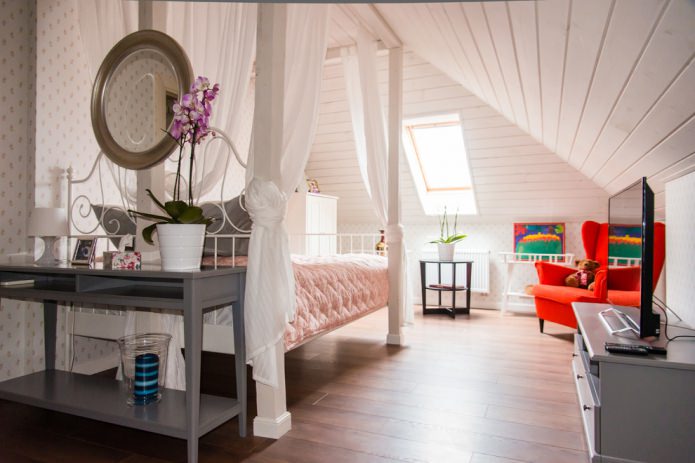 Chambre d'enfant sous les toits