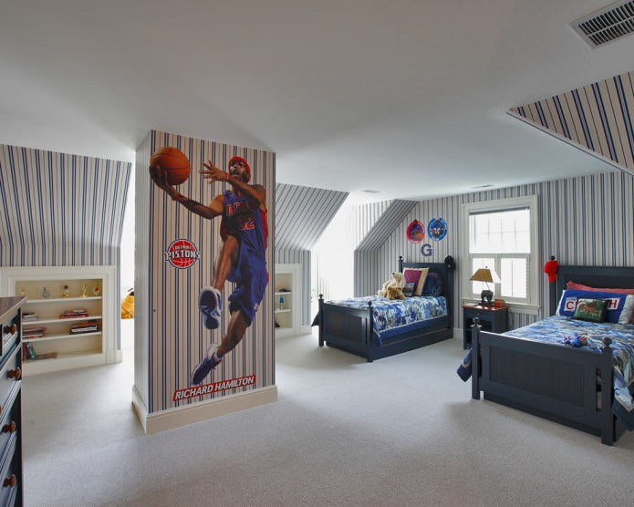 Chambre d'enfant pour deux garçons