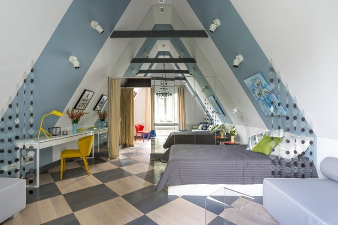 Chambre d'adolescent de style moderne