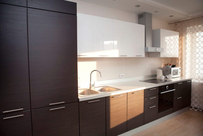 Façades de cuisine en MDF avec revêtement PVC