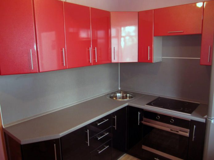 Façades de cuisine en MDF avec revêtement PVC